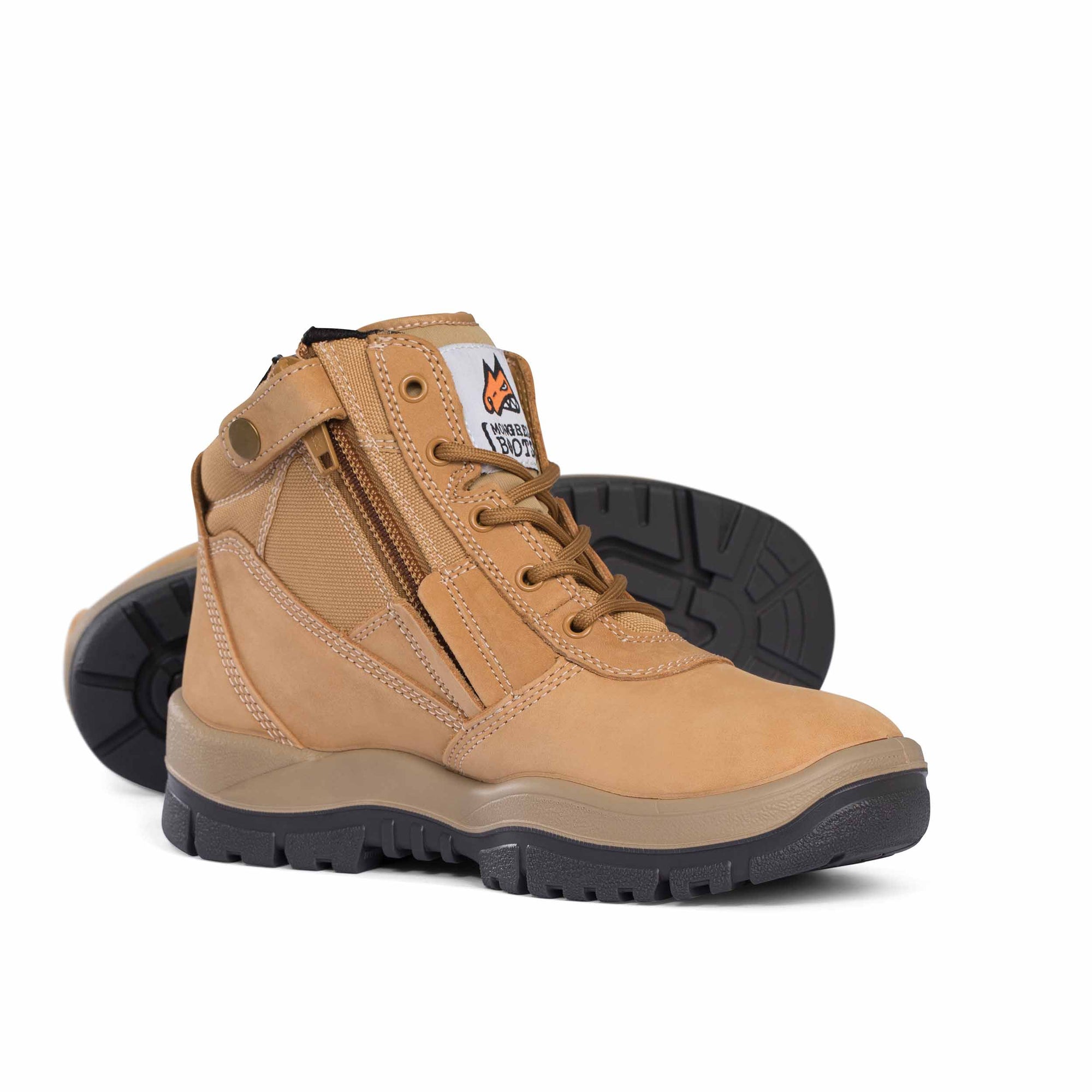 Mongrel Non-Safety ZipSider Boot - Wheat