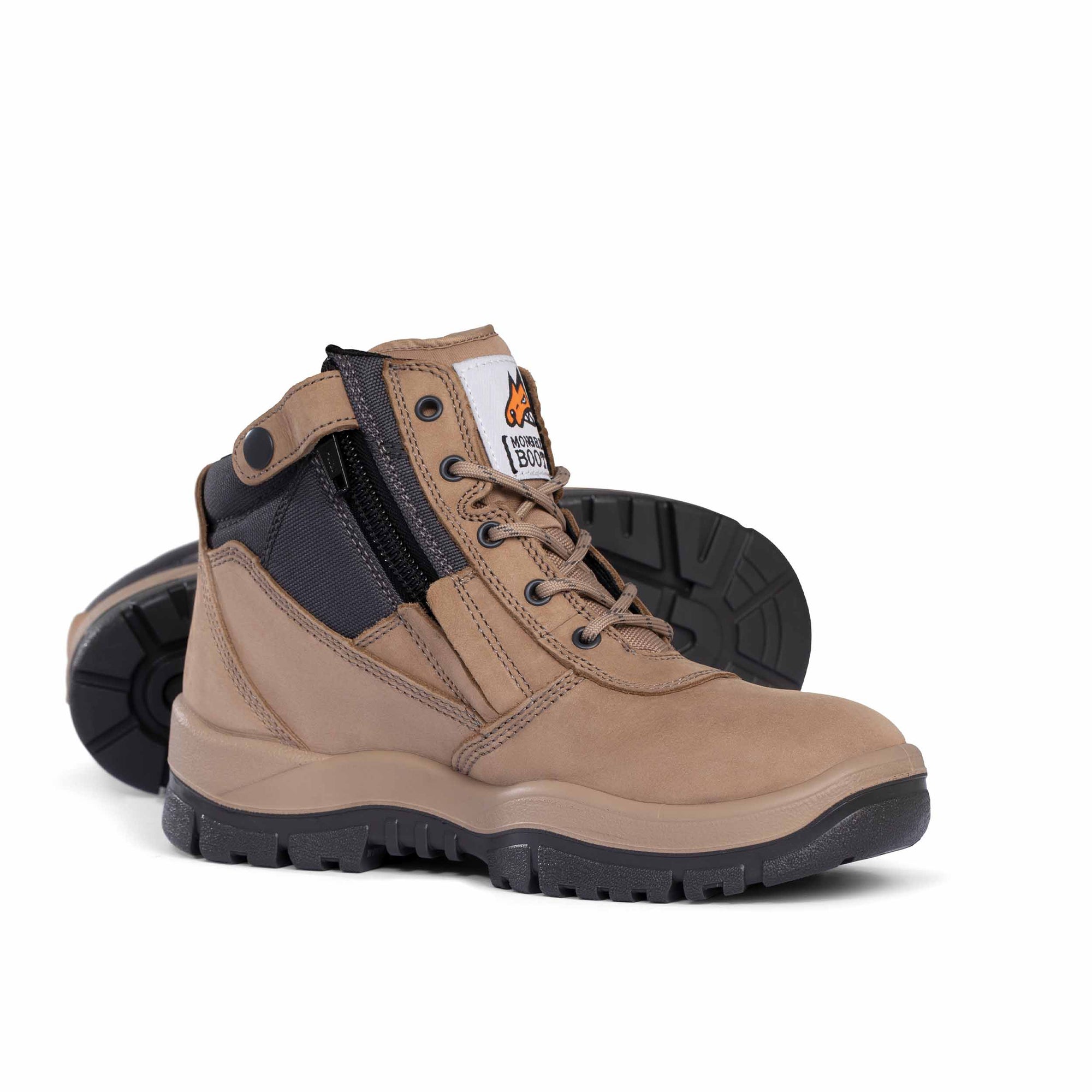 Mongrel Non-Safety ZipSider Boot - Stone