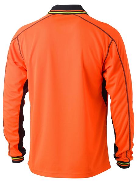 HI VIS POLYESTER MESH POLO