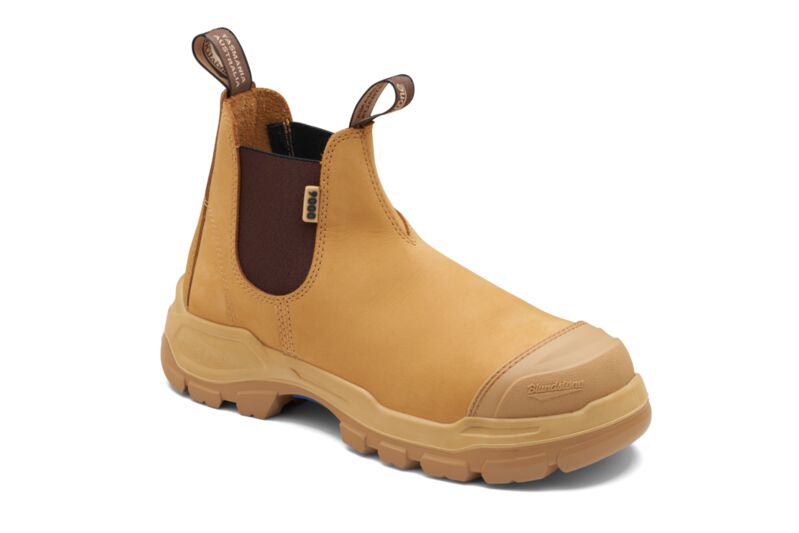 9000 Blundstone RotoFlex Steel Elastic Side Safety Boot Wheat