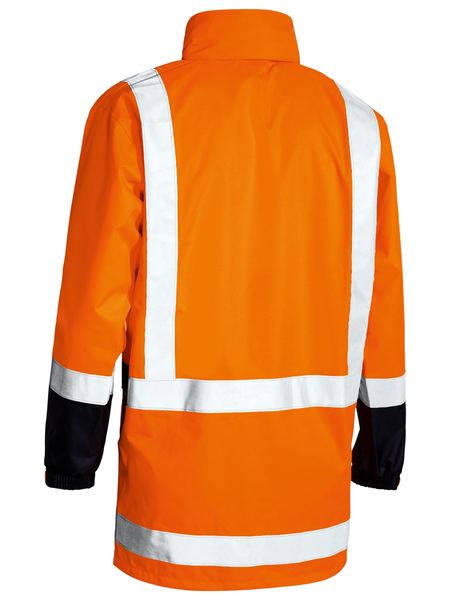 TAPED HI VIS RAIN SHELL JACKET