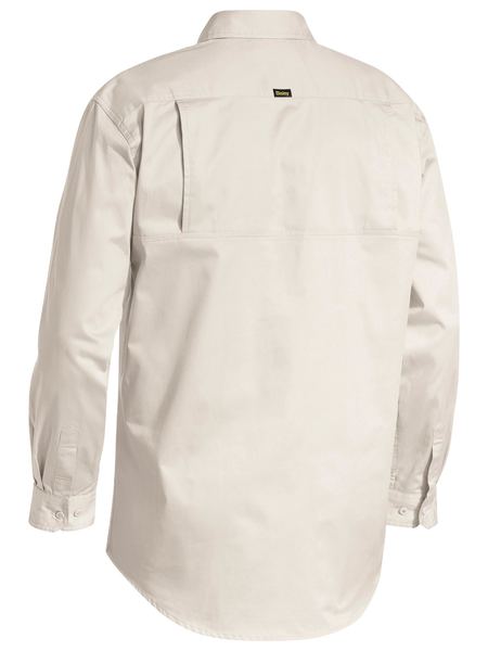 CLOSED FRONT COOL LIGHTWEIGHT DRILL SHIRT