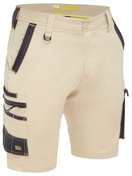 Bisley Flx & Move 4-way Stretch Zip Cargo Short