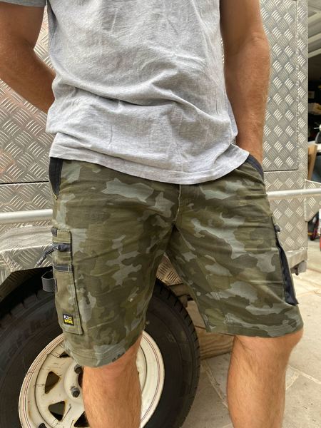 FLX & MOVE STRETCH CANVAS CAMO CARGO SHORT - LIMITED EDITION