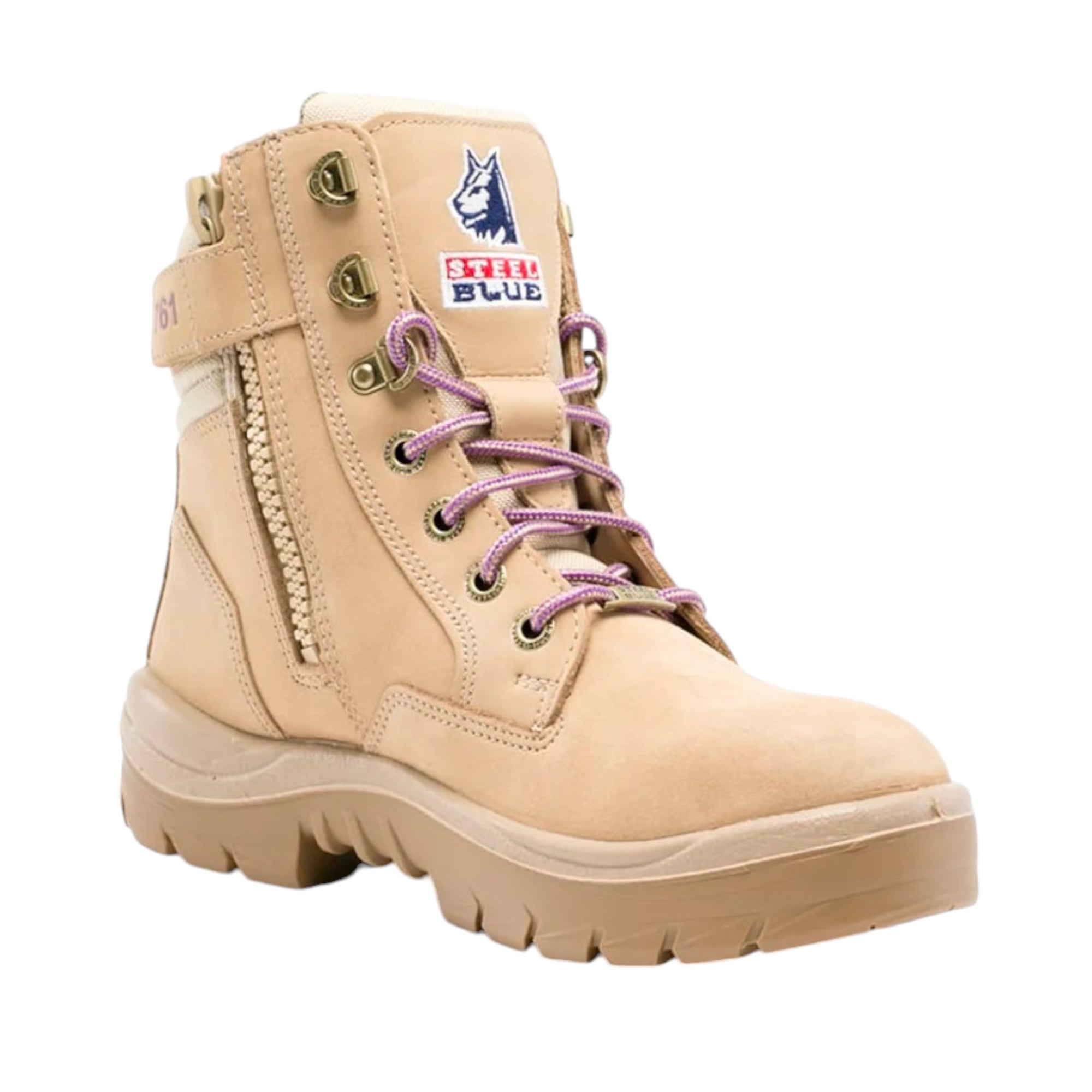 Steel Blue Southern Cross Zip Ladies: Nitrile Outsole Workboot 522761