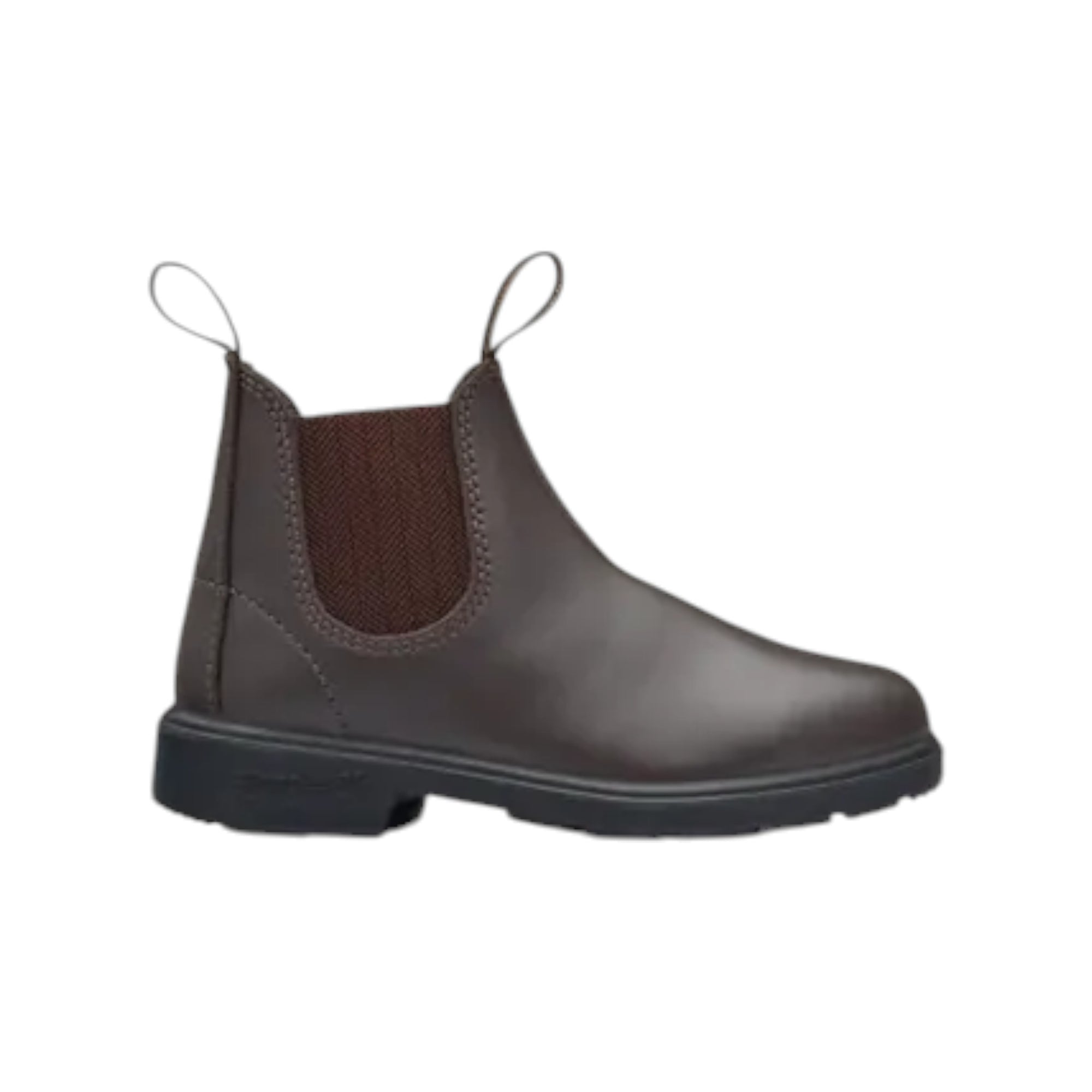 630 Child'S Brown Premium Leather Elastic Side Boot