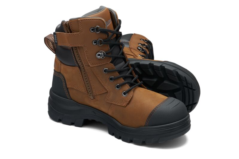 Zip sided hotsell work boots