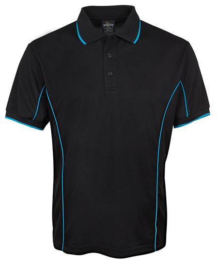 Podium Short Sleeve Piping Polo - Size 5XL