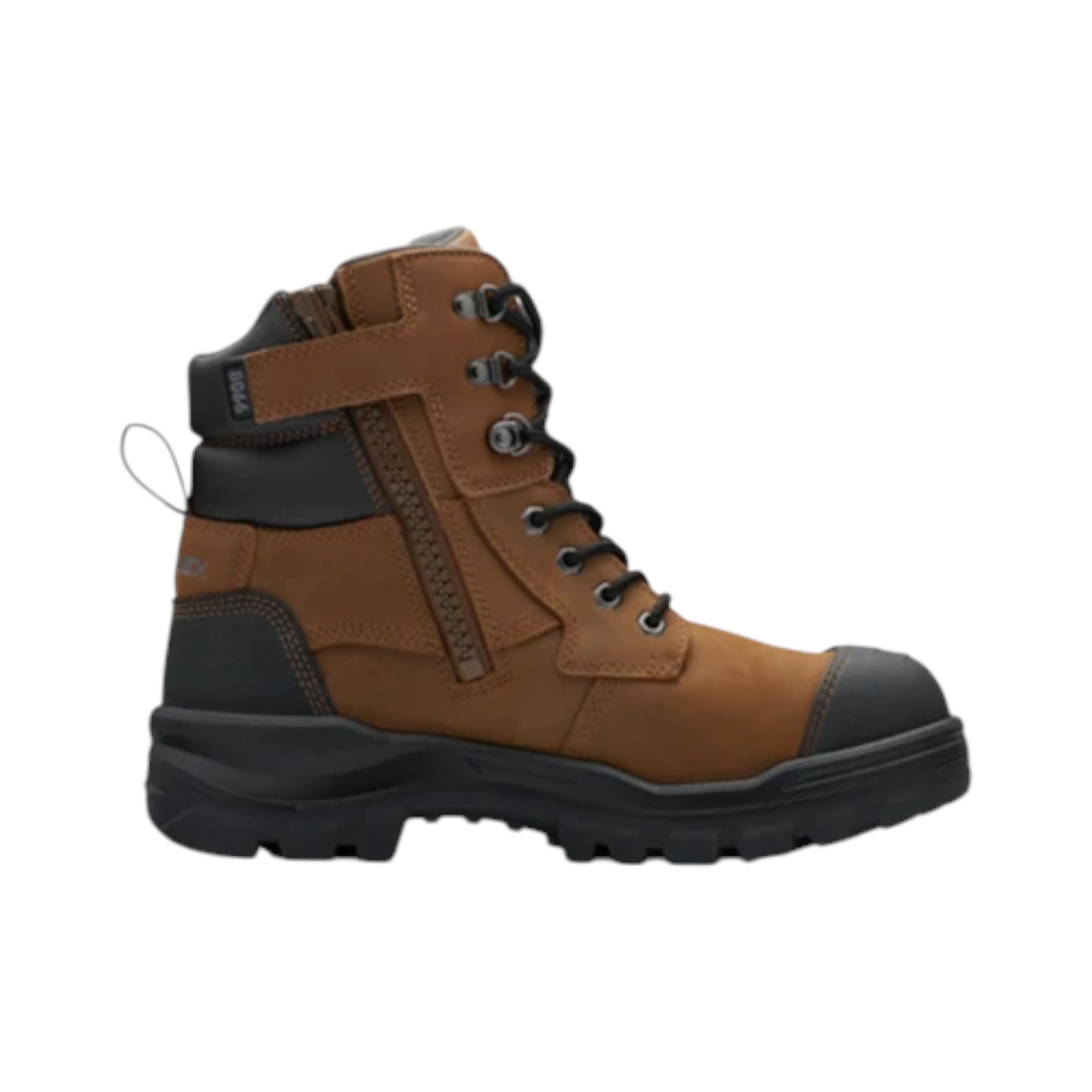 8066 Blundstone RotoFlex Steel Zip Sided Safety Boot Saddle