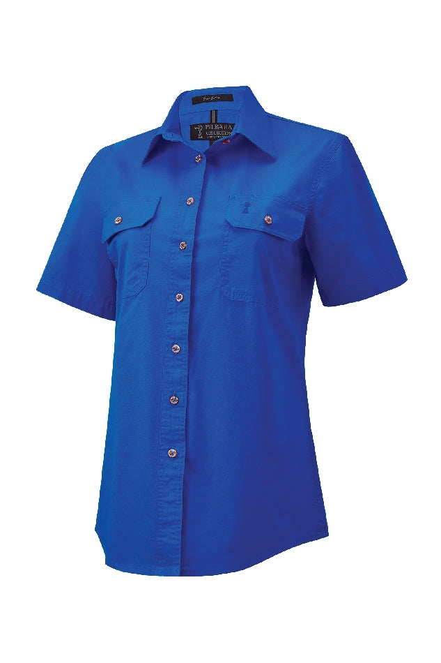 Women's Pilbara Open Front S/S Shirt