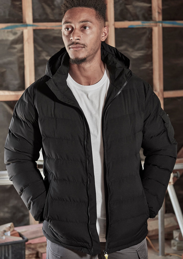 Mens Streetworx Hooded Puffer Jacket