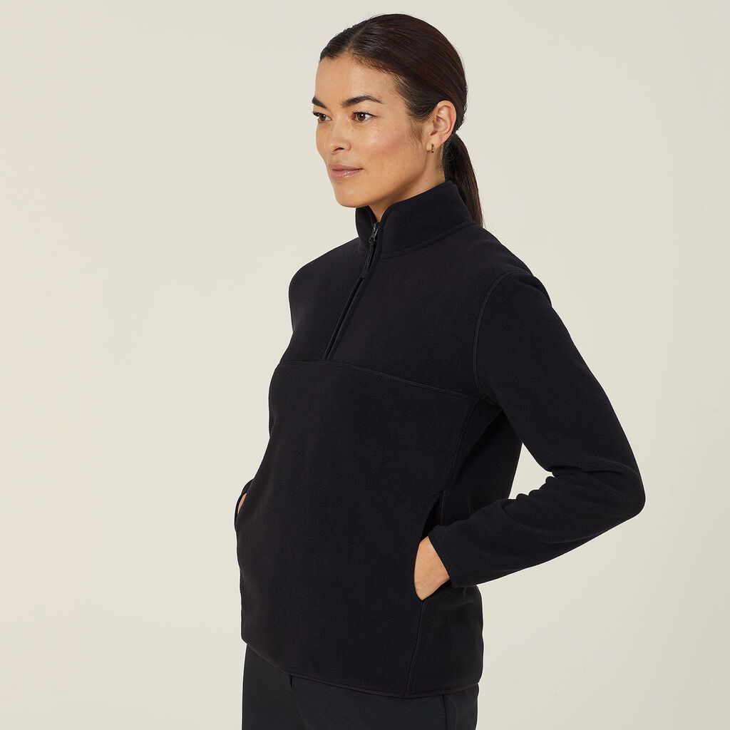 POLAR FLEECE ZIP NECK PULLOVER - CAT1GT