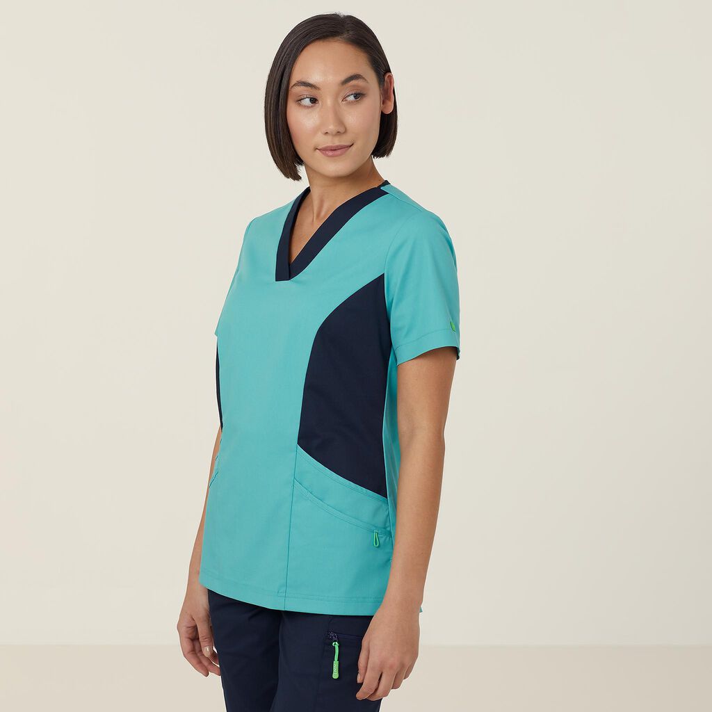 NEXT-GEN ANTIBACTERIAL ACTIVE NIGHTINGALE SCRUB TOP