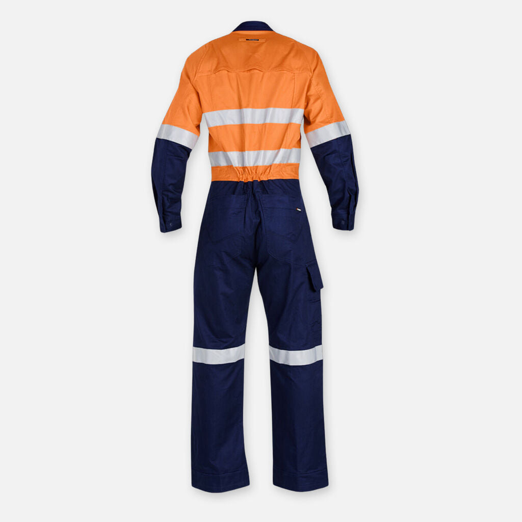 WORKCOOL 2 HI-VIS REFLECTIVE TWO TONE WORK OVERALLS