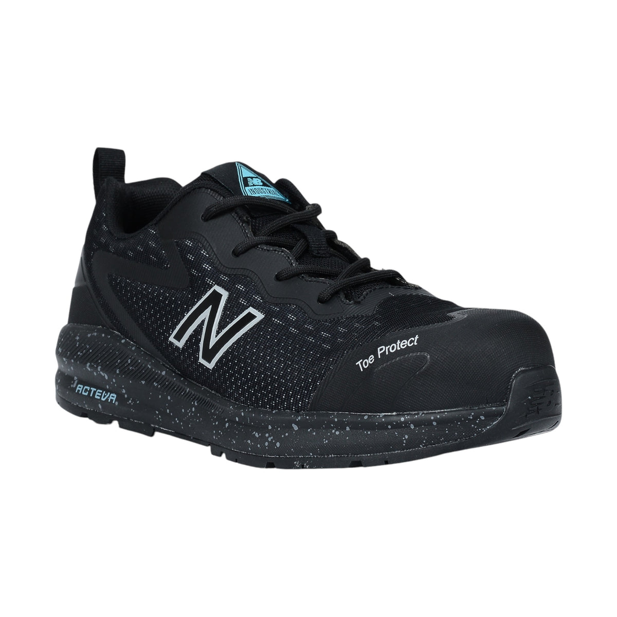New Balance Womens Logic Runner Black Blue Worklocker Australia