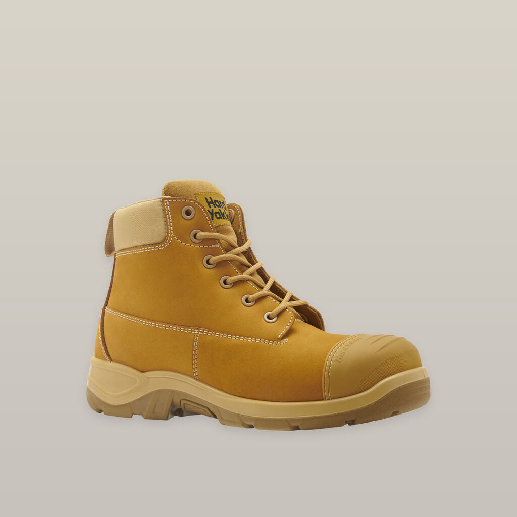 TOUGHMAXX 6Z STEEL TOE SAFETY BOOT - WHEAT