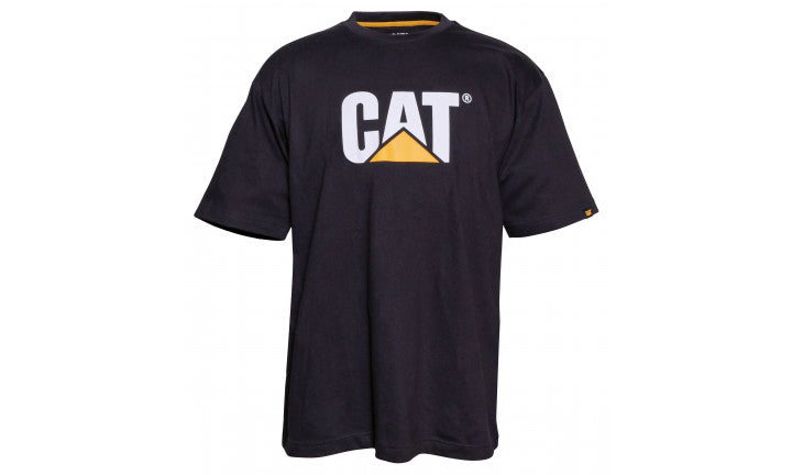 CAT Trademark Logo Tee - Black