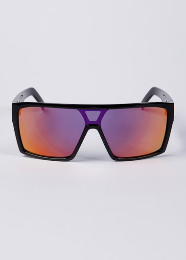 Unit Command Sunglasses - Black Purple Polarised