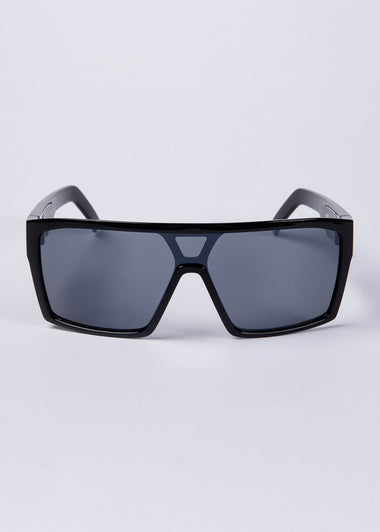 Unit Command Sunglasses - Black Gloss Polarised