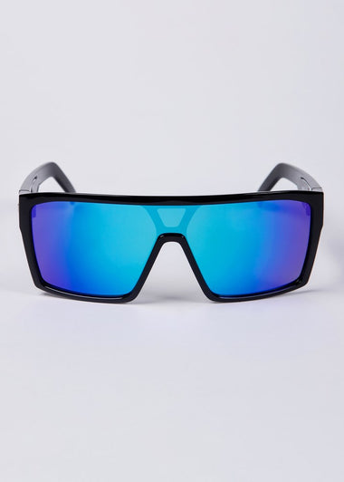 Unit Command Sunglasses - Black Blue Polarised