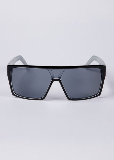 Unit Command  Sunglasses - Black Silver Polarised