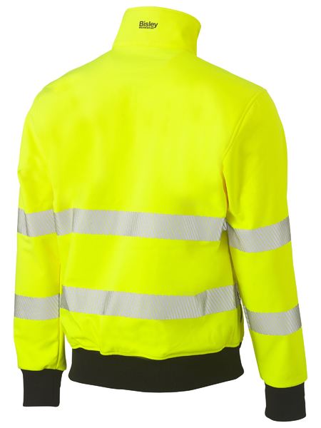 Bisley Taped Hi Vis Soft Shell Bomber Jacket