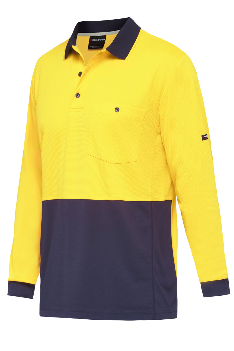 King Gee WC HF Spliced Polo L/S