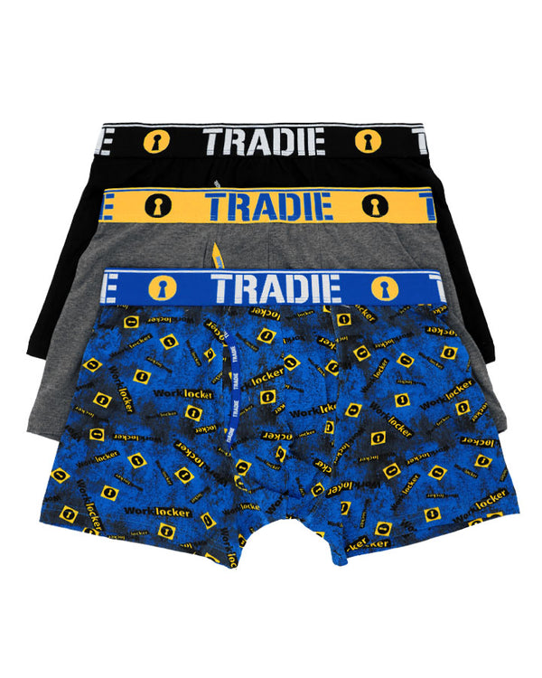 Tradie Boxed Set 3pk Fitted Trunks