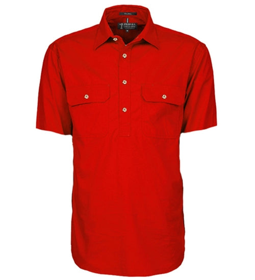 Ritemate Mens Pilbara Closed Front S/S Shirt