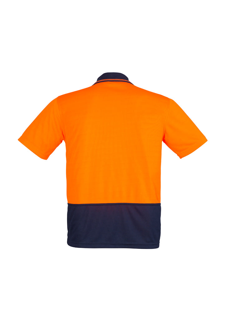 Syzmik Unisex Hi Vis Basic Spliced Polo - Short Sleeve