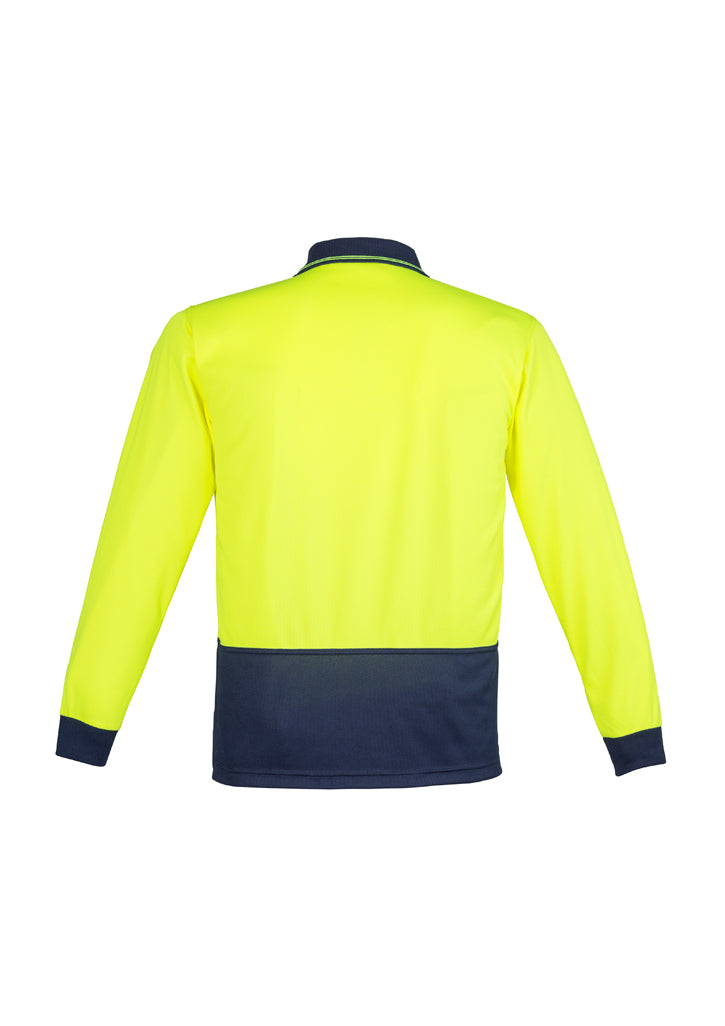 Syzmik Unisex Hi Vis Basic Spliced Polo - Long Sleeve