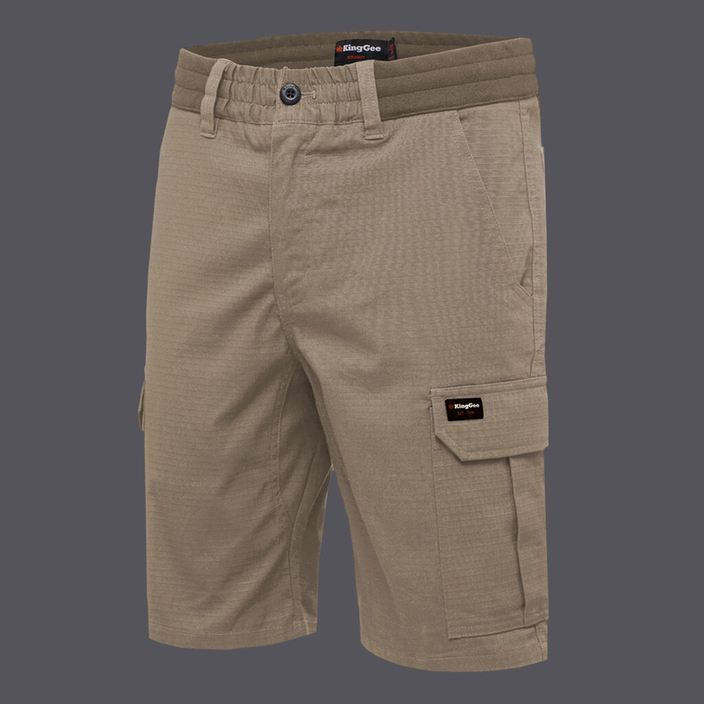 King Gee Rib Comfort Waist Short