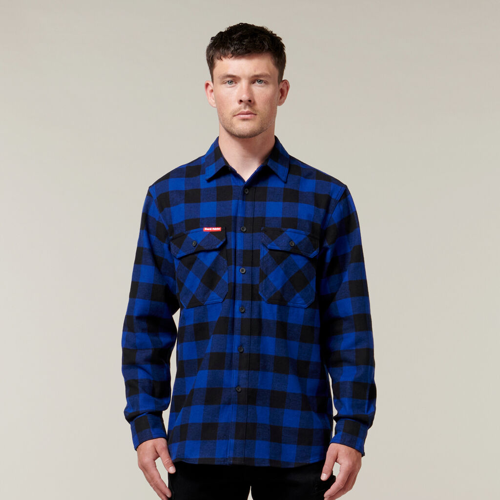 Hard Yakka L/SL Check Flannel Shirt